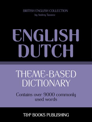 cover image of Theme-Based Dictionary